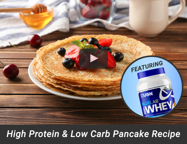 High Protein & Low Carb Pancake Recipe!